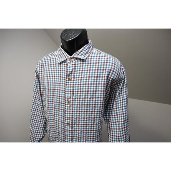 ORVIS Country Dress Shirt Classic Fit Plaid Pocket Long Sleeve Mens Sz XL - Picture 1 of 8